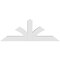 Ekena Millwork Richland Architectural Grade PVC Gable Bracket, 48"W x 18"H x 4"D x 4"F, 9/12 Pitch GBP048X18X0404RIC00 - alternate 5